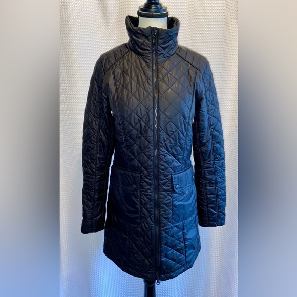 Women’s The North Face primaloft‎ Black quilted lightweight coat Sz small - Picture 2 of 16